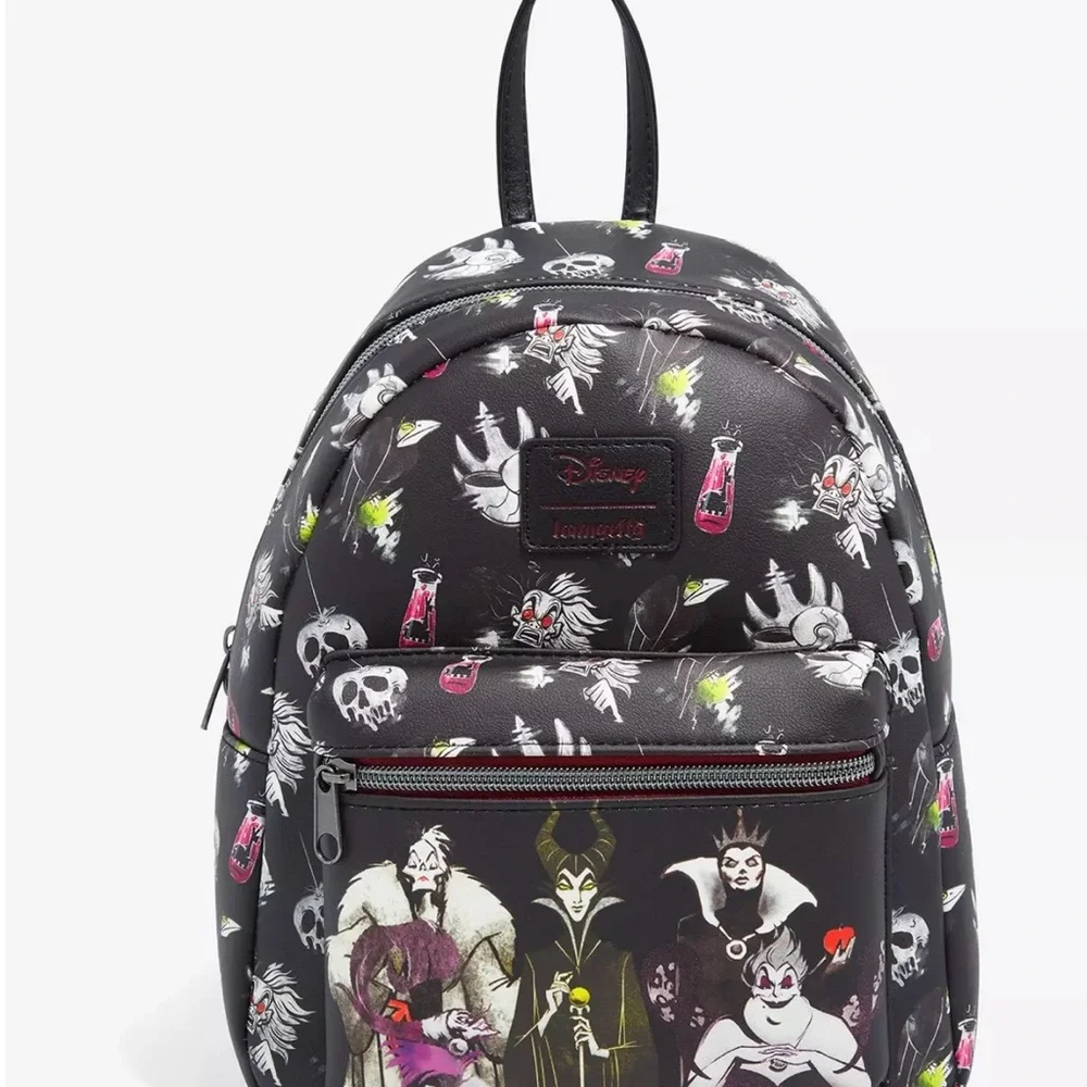Loungefly Disney Villains Icons Mini Backpack New Poison Bottle Poison Apple